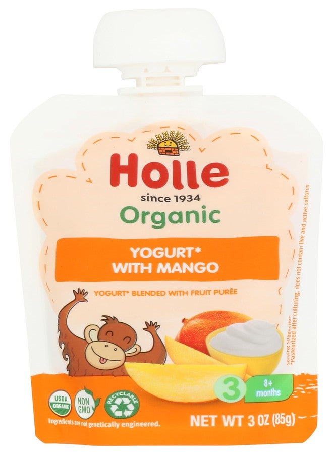 Holle Organic Mango with Yogurt Baby Food, 3 OZ